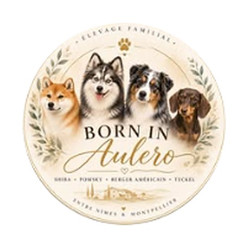 Logo de l’élevage familial Born in Aulero, partenaire de l’ISMOA