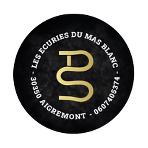 Logo des Écuries du Mas Blanc à Aigremont (Gard), partenaire de l’ISMOA